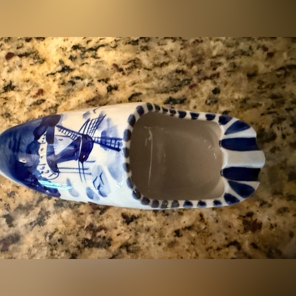 Elesva #015 Holland Delft Blue ceramic clog, a traditional Dutch Artwork - Picture 5 of 6